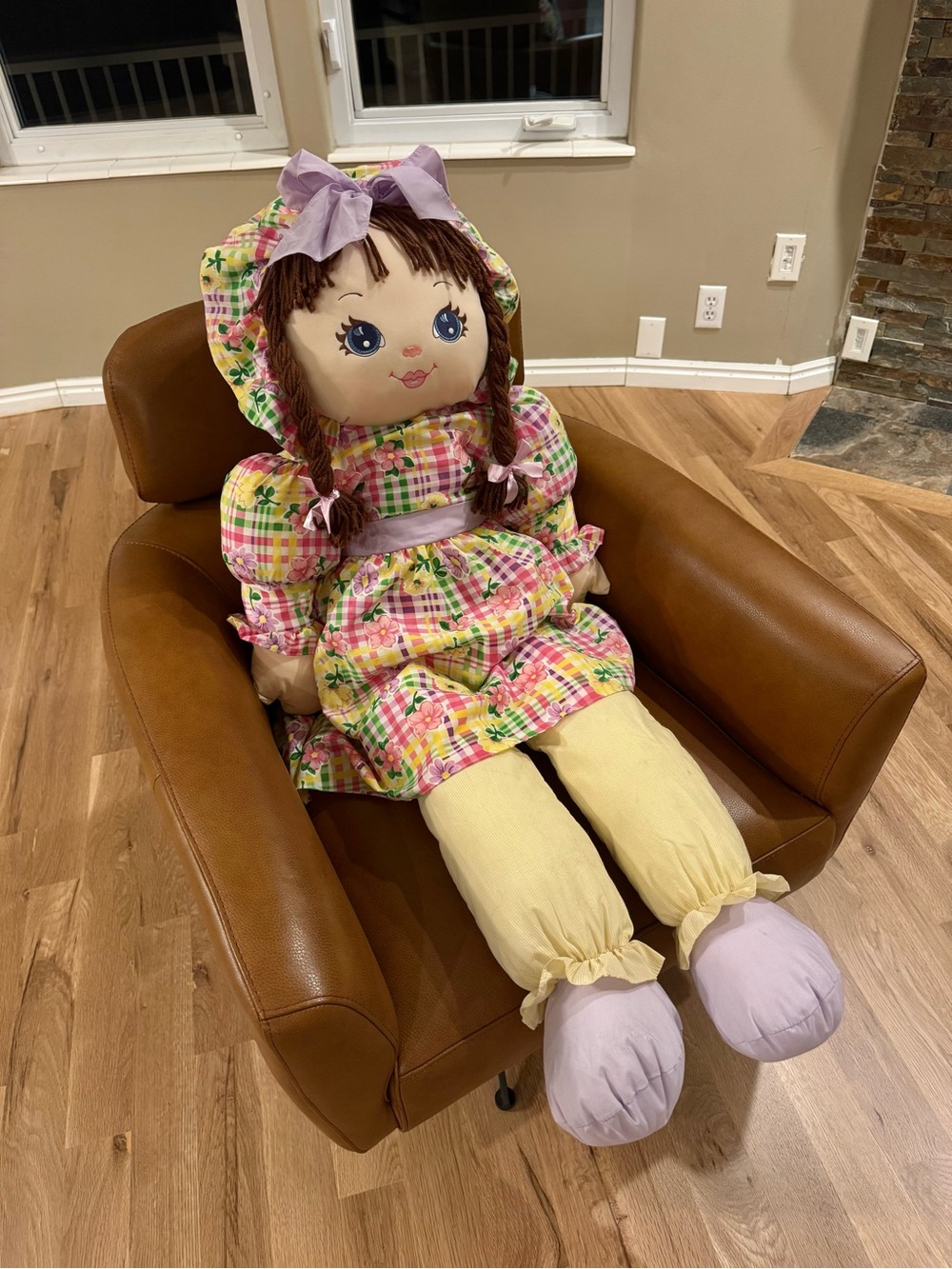 Vintage Jumbo Sweetie Mine Plush Doll 48”